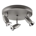 Luminaire  Plafonnier 3 spots GU10  5w equivalent 50W