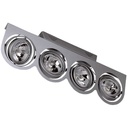 Luminaire  PROJ.ORIENT. 4XAR111 50W+ALIM