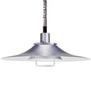 Luminaire  SUSPENSION E27 60W ALU EXTENSI