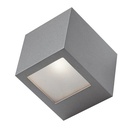 Luminaire  Applique 60W G9 aluminium verre blanc 230V