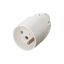 Elec Fiche femelle 16a+t noir eclips -21350