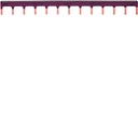 Elec Barre pont. 1p 10mm² ph 13m KB163P