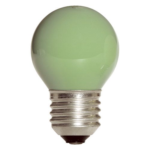 Lampe Sphérique Ilumination Vert E27 15W 230V couleur