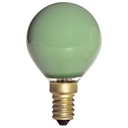 Lampe Sphérique Ilumination Vert E14 15W 230V couleur